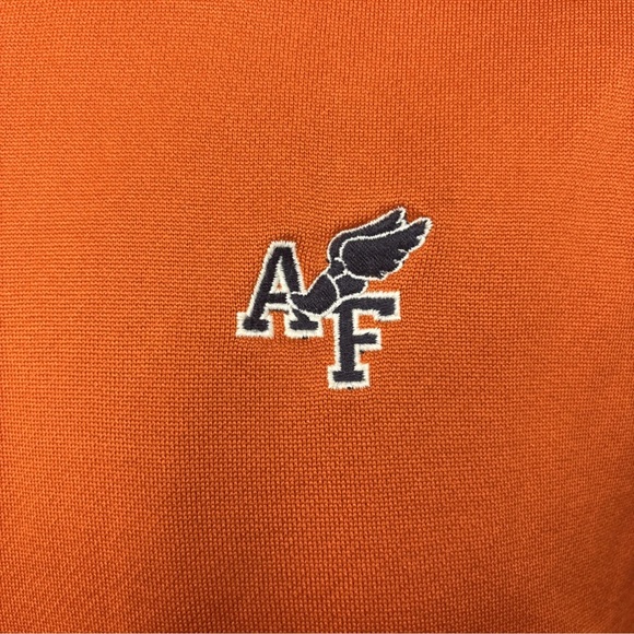 Vintage Abercrombie & Fitch Track Jacket Orange Men's Size Small 90’s 2000’s Y2K - Picture 3 of 16